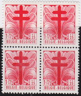 Belgie     .    OBP   .   789  .    Blok 4 Zegels     .   **    .    Postfris   .   /   .  Neuf SANS Charnière - Unused Stamps