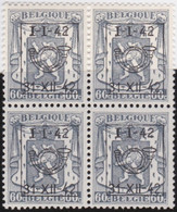 Belgie   .   OBP   .   PRE  483 . Blok 4 Zegels      .   **    .    Postfris   .  / .  Neuf SANS Charnière - Typos 1936-51 (Kleines Siegel)