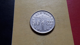 BELGIE ALBERT I GOED VOOR 50 C 1928 - 50 Cents