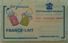 Buvard FRANCE-LAIT Concentré ILLUSTRATEUR Publicité St Martin Belle Roche (SL) Bébé Dans Boite De Conserve - Produits Laitiers