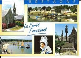 Carte Multivues De La Forêt-Fouesnant - Port La Forêt  > N°9860 YCA Caoudal éd. (1993) - La Forêt-Fouesnant