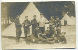 Carte Photo Militaria  - Groupe De Soldats En 1910 - War 1914-18