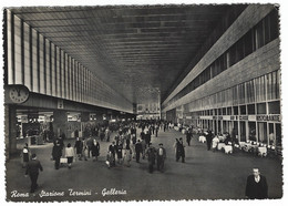 11.807 - ROMA STAZIONE TERMINI GALLERIA ANIMATA 1954 - Stazione Termini