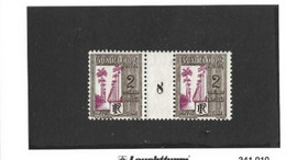 TIMBRE FRANCE EX COLONIES GUADELOUPE MILESIMES TAXES NEUF* N°25,31 - Portomarken