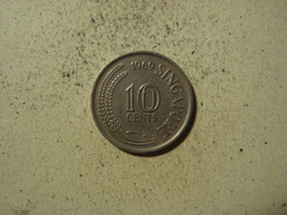 MONNAIE SINGAPOUR 10 CENTS 1969 - Singapore