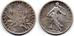 2 Francs 1900 TB - I. 2 Francs