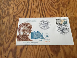 Enveloppe 1er Jour Saint-pierre Et Miquelon Thème Dr.Thomas 1988 - Used Stamps