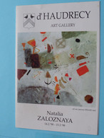 D'HAUDRECY - ART Gallery > Natalia ZALOZNAYA > Oil On Canvas ( KNOKKE-ZOUTE ) Anno 1998 ( Zie / Voir Photo ) ! - Olii