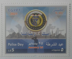 Egypt- Police Day - (Unused) (MNH) - [2021] (Egypte) (Egitto) (Ägypten) (Egipto) - Nuevos