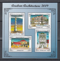 Aruba 2009,4V In Block,lighthouses,vuurtorens,leuchttürme,phares,faros,fari,MNH/Postfris(A4194) - Vuurtorens