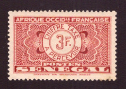 Senegal  1935  - YT N°T31  Timbre Taxe  3Fr  - MLH -  See Scan Please # Cote € 1.60 - Postage Due