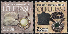 2015 Turkey Minerals And Gemstones Set (** / MNH / UMM) - Mineralen