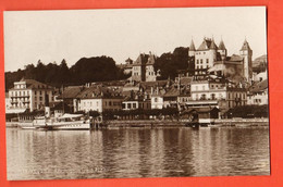 ZQD-10  Nyon Arrivée D'un Bateau. Sepia. Perrochet-Matile. Circulé 1922 - Nyon