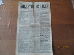 BULLETIN DE LILLE DU JEUDI 9 AOÛT 1917 N°286 PUBLIE SOUS LE CONTRÔLE DE L'AUTORITE ALLEMANDE - Français