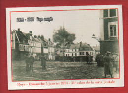Carte D'entrée De Salon De Collection    -  Roye -(Somme) Places D'Armes  - 1914-1918 - Roye Occupée - Roye