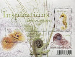 New Caledonia 2016  Mi.No. 1718 - 1721 (Block 54) Neukaledonien Marine Life 1 S\sh  MNH **  7,50 € - Unused Stamps