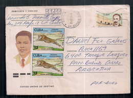 CUBA - Enveloppe En Circulation Avec Cachets Spéciaux - Cartas