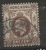 Hong Kong, 1907, SG  91, Used - Oblitérés