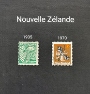 Lot De 2 Timbres Oblitérés Pays Nouvelle Zélande - Collections, Lots & Series