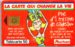 18170 - Frankreich - Auchan , La Carte Qui Change La Vie - 1999