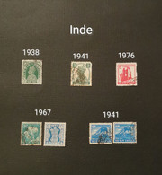 Lot De Timbres Oblitérés Pays Inde - Collections, Lots & Series