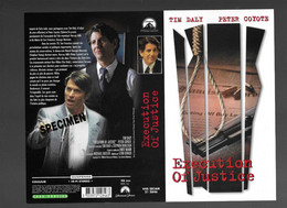 "EXECUTION OF JUSTICE" -Jaquette Originale SPECIMEN Vhs Secam PARAMOUNT -TIM DALY/PETER COYOTE - Historia