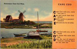 Massachusetts Cape Cod Picturesque Scene 1942 - Cape Cod
