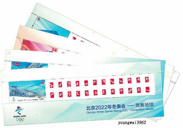 2021 NEW *** China 2022 Olympic Winter Games Beijing 2022 Venues 4V Imprint Chinese  (**) - Unused Stamps