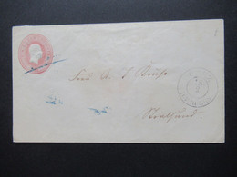 AD Preussen GA Umschlag 1 Sgr Stempel K2 Garz Auf Rügen - Enteros Postales