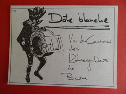Etiquette Vin 1991 DOLE Blanche Vin Du Carnaval Des Doleregrublers BERNE Suisse Musique Tambour - Musique