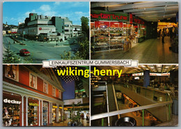 Gummersbach - Einkaufszentrum 1   Mit Eduscho Karstadt Kartentruhe Eiscafé Cortina - Gummersbach