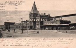 New York - N.Y Central R.R. Station - Rochester - Postcard N° 1628 - Rochester