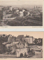 Delcampe - SEDAN  ( 08 )   LE CHÂTEAU & VUE  GÉNÉRALE  - 1  C P A   (    Dos. - Divisé            Circulé. -  Oui.2 1 / 10 / 295  ) - Sedan