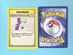 POKEMON  TRAINER  Imposter Professor Oak -  Engels  1995 - 96 - 98   (PK 326) - Pokemon