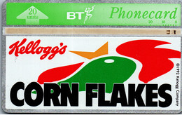 19395 - Großbritannien - BT Phonecard , Kellog's Corn Flakes , Kellog - BT Emissioni Pubblicitarie