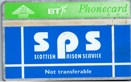 19396 - Großbritannien - BT Phonecard , SPS , Scottish Prison Service - Prigioni