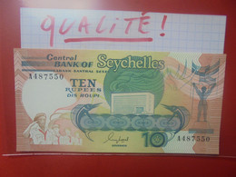SEYCHELLES 10 RUPEES 1989 Neuf-UNC (B.25/3) - Seychellen