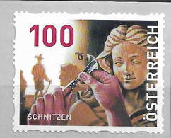 2020 Austria Österreich Mi. 38 **MNH  Schnitzen  Dispenserrollenmarken - 2011-2020 Unused Stamps