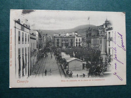 Islas Canarias - Tenerife - Misa De Campana De La Plaza De La Constitucion - Envoyée En France 1902 - Tenerife