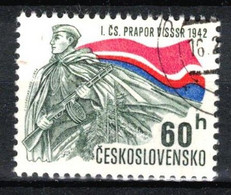 Tchécoslovaquie 1972 Mi 2057 (Yv 1901), Obliteré, Varieté, Position 16/1 - Errors, Freaks & Oddities (EFO)