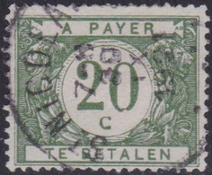 Belgie   .   OBP    .    Taxe 28  Gebroken 0   .    O   .       Gestempeld   .   /   .   Oblitéré - Briefmarken
