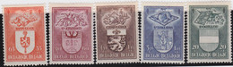 Belgie   .   OBP    .    756/760      .       *     .    Ongebruikt Met Gom   .   /   .   Neuf  Avec Gomme - Unused Stamps