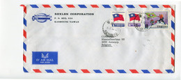 Nice Airmail Cover From REXLEN CORPORATION Kaohsiung To Belgium - See Scan For Stamp (s) And Cancellations - Sonstige & Ohne Zuordnung