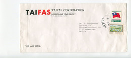 Nice Airmail Cover From TAIFAS CORPORATION Taipei To Belgium - See Scan For Stamp (s) And Cancellations - Sonstige & Ohne Zuordnung