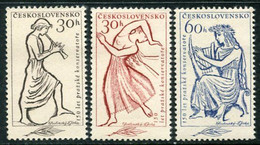 CZECHOSLOVAKIA 1961 Prague Conservatiore MNH / **.  Michel 1265-67 - Unused Stamps