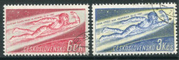 CZECHOSLOVAKIA 1961 Launch Of Manned Space Flight Used.  Michel 1263-64 - Gebraucht