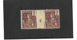 TIMBRE FRANCE EX COLONIES INDOCHINE NEUF* N°25 MILLESIME 6 - Nuevos