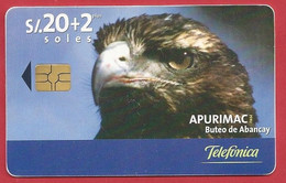 PE.- PERU. TELEPOINT. APURIMAC. BUTEO DE ABANCAY. 20+2 SOLES. - Perù