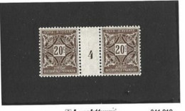 TIMBRE FRANCE EX COLONIES COTE D'IVOIRE TAXE NEUF* N°12,13 MILLESIME 4 - Unused Stamps