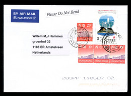 CHINA  HONG KONG - 2012 Cover Sent To The Netherlands. Franked With MICHEL # 789 3x, 790a, 823. - Lettres & Documents